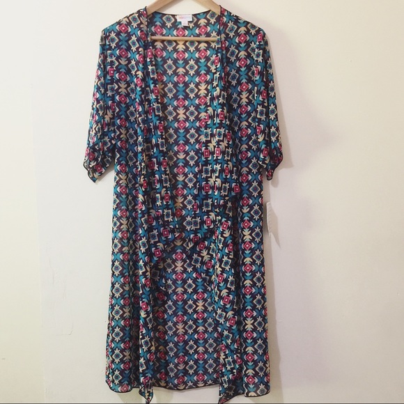 NWT LuLaRoe small Shirley boho kimono - Picture 1 of 4